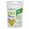 ReThink CBD GelCaps - 100 mg - 4 Count - Package